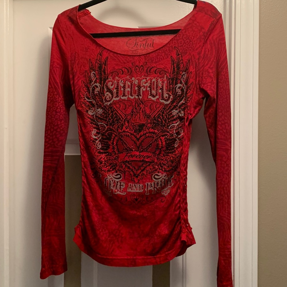 Womens Sinful Affliction Top